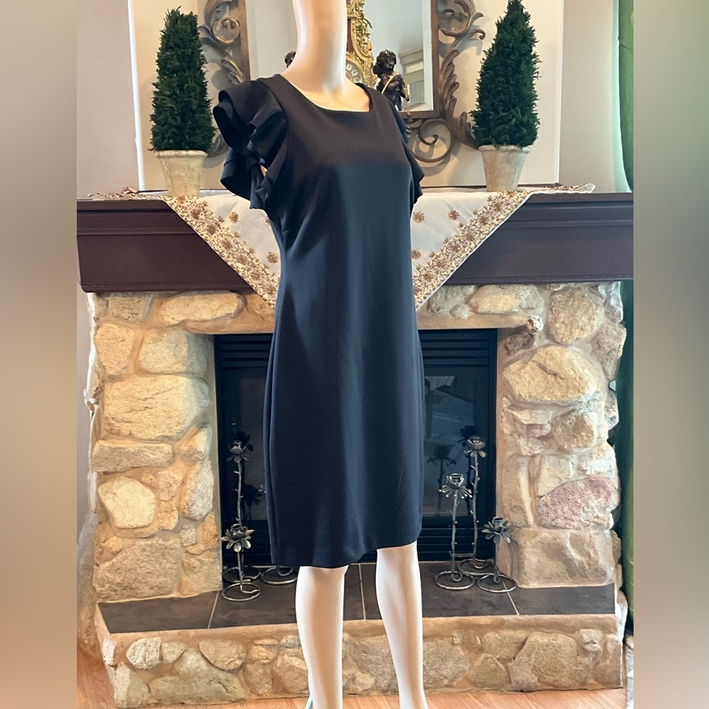 Tommy Hilfiger Women’s Flutter Sleeves Scuba Dress 10 - Picture 11 of 14
